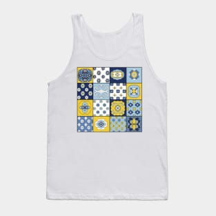 Portuguese tiles mosaic azulejos Tank Top